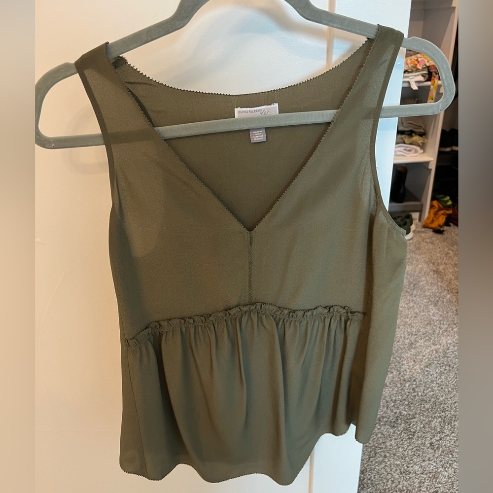 XS Olivia Palermo silk blouse